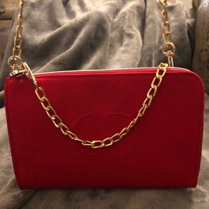 💯 Authentic! Dior Cosmetic Pouch DIY To Crossbody Come with 2 size Chains